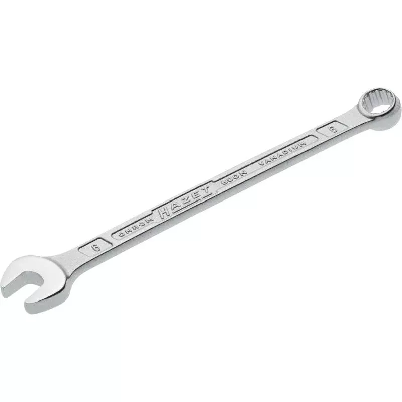 Hazet 600N-6 Combination Wrench, 12-Point, 6mm