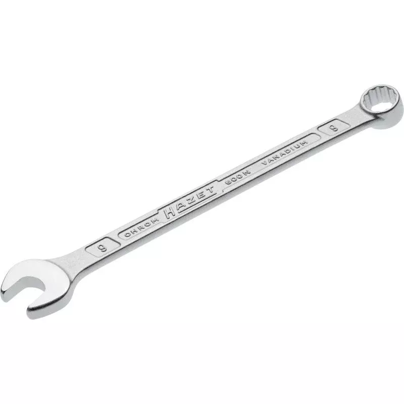 Hazet 600N-9 Combination Wrench, 12-Point, 9mm