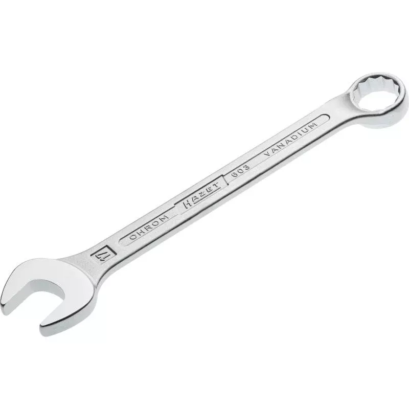 Hazet 603-17 Combination Wrench, 12-Point, 17mm