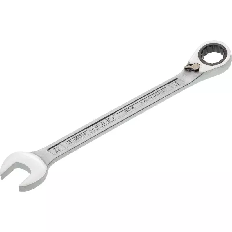 Hazet 606-22 Ratcheting Combination Wrench, 12-Point, 22mm