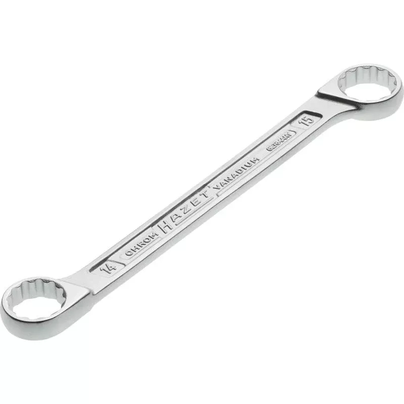 Hazet 610N-14X15 Double Box-End Wrench, 12-Point, 14x15mm