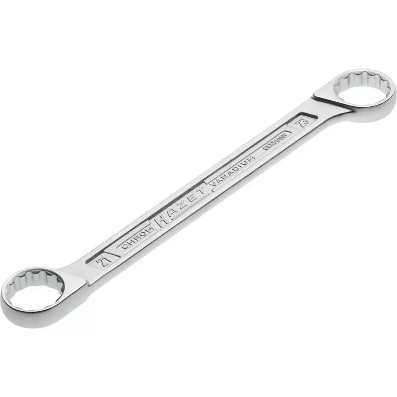 Hazet 610N-21X23 Double Box-End Wrench, 12-Point, 21x23mm