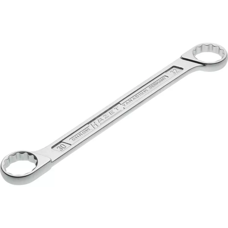 Hazet 610N-30X32 Double Box-End Wrench, 12-Point, 30x32mm