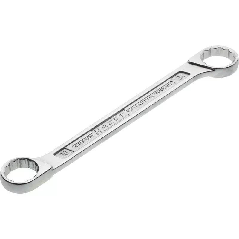 Hazet 610N-30X34 Double Box-End Wrench, 12-Point, 30x34mm