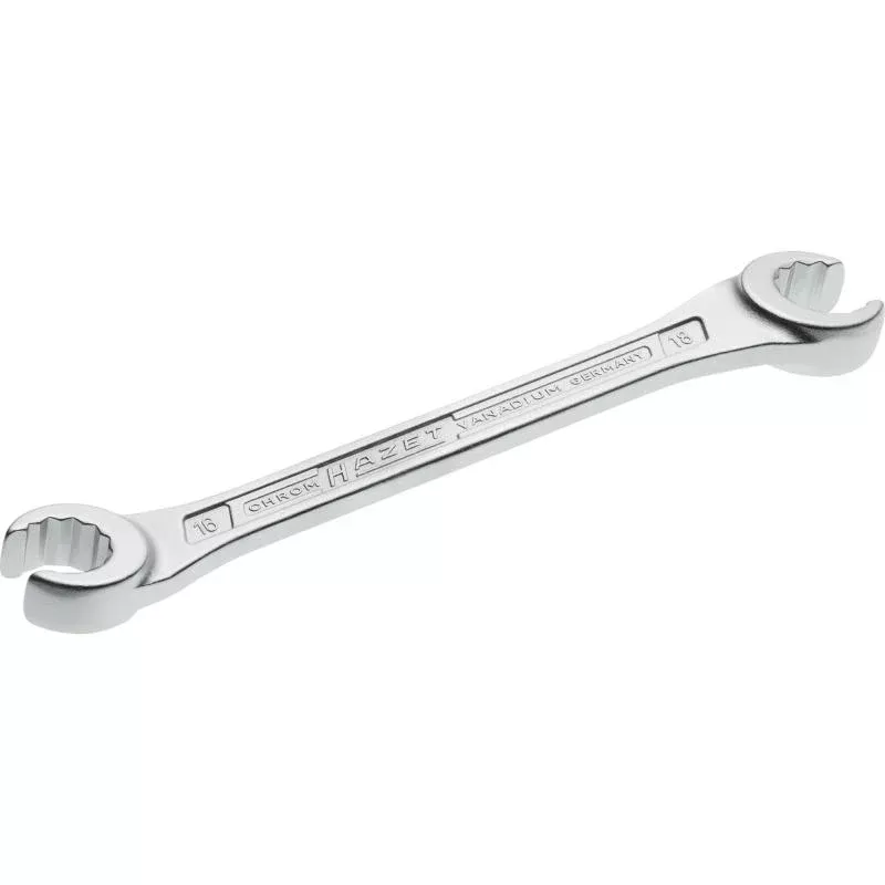 Hazet 612-16X18 Double Box-End Wrench, Open, 12-Point, 16x18mm