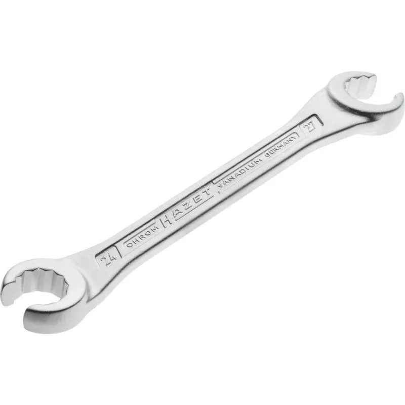 Hazet 612-24X27 Double Box-End Wrench, Open, 12-Point, 24x27mm