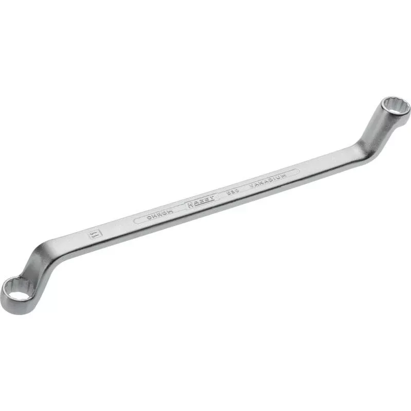 Hazet 630-10X11 Double Box-End Wrench, 12-Point, 10x11mm