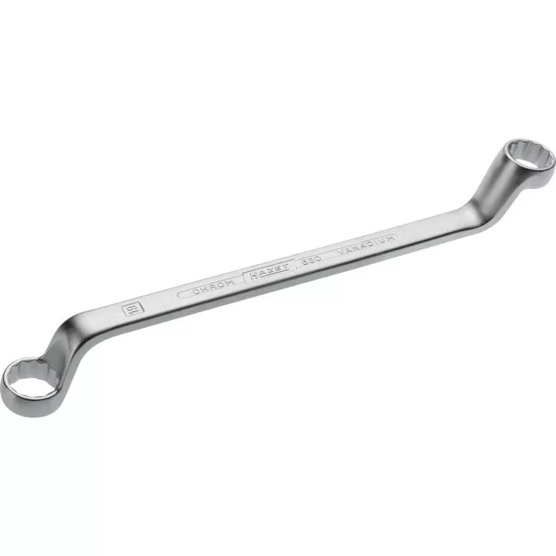 Hazet 630-18X19 Double Box-End Wrench, 12-Point, 18x19mm