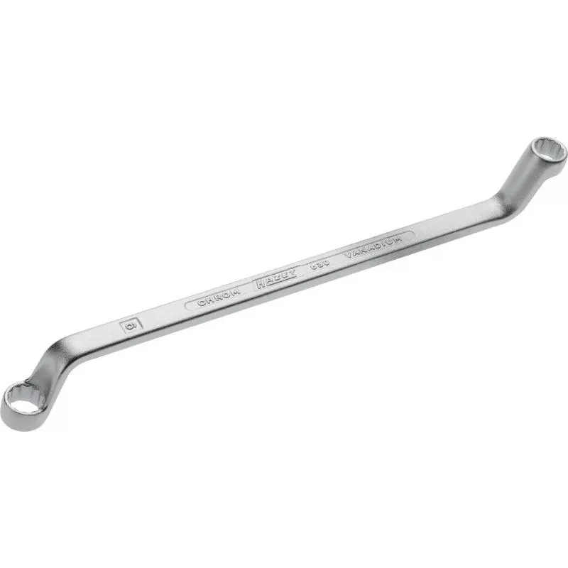 Hazet 630-8X9 Double Box-End Wrench, 12-Point, 8x9mm