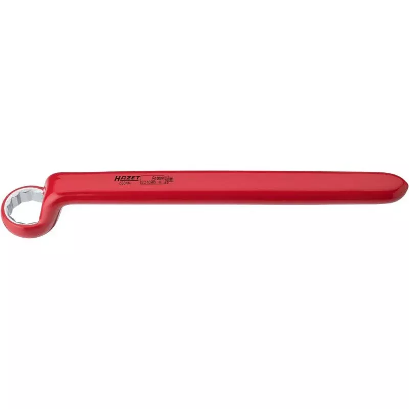 Hazet 630KV-18 Single Box-End Wrench with Protective Insulation, 12-Point, 18mm