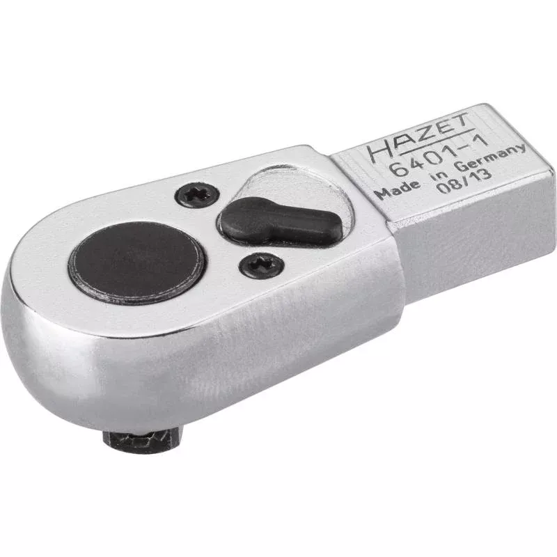 Hazet 6401-1 Insert Reversible Ratchet, 9x12mm Insert Square Drive, 6.3mm (1/4") Square