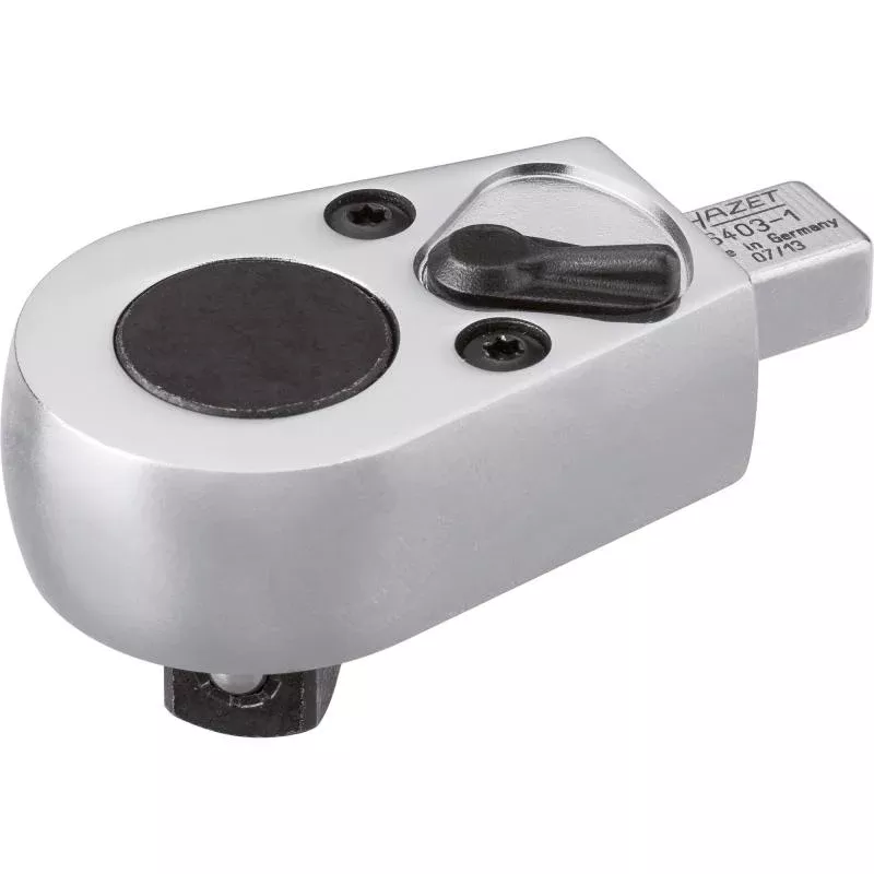 Hazet 6403-1 Insert Reversible Ratchet, 9x12mm Insert Square Drive, 12.5mm (1/2") Square