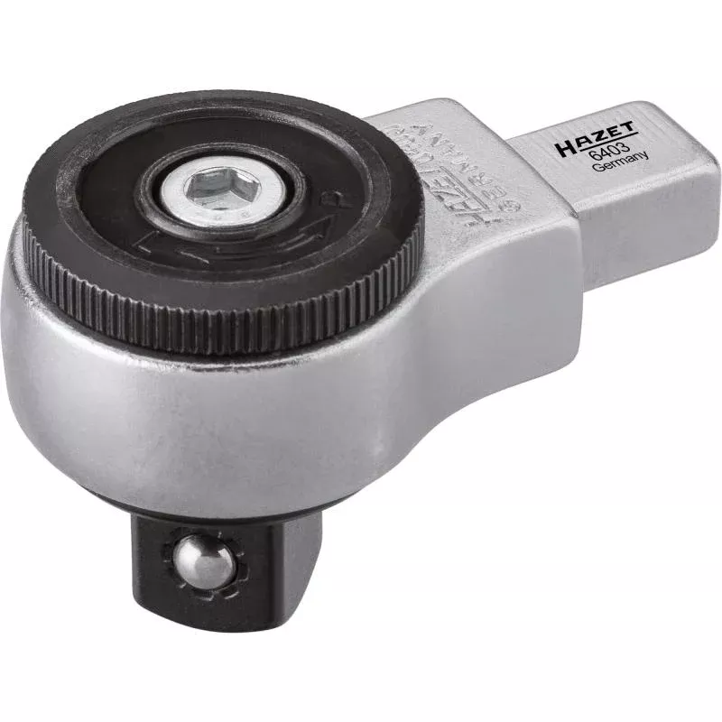 Hazet 6403 Insert Reversible Ratchet, 9x12mm Insert Square Drive, 12.5mm (1/2") Square