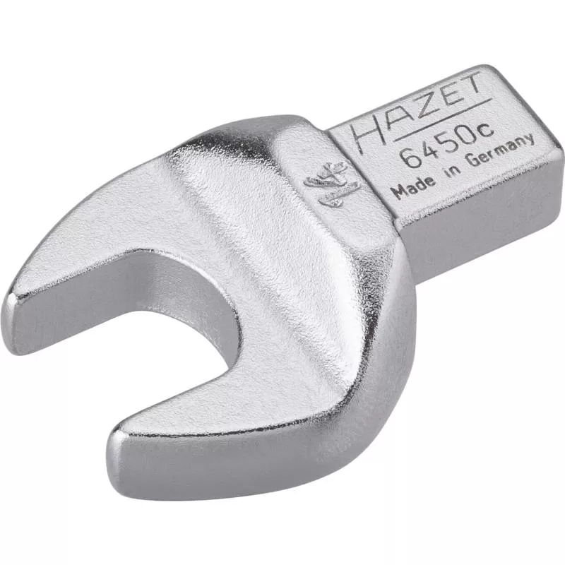 Hazet 6450C-14 Insert Open-End Wrench, 9x12mm Insert Square Drive, 14mm Hex