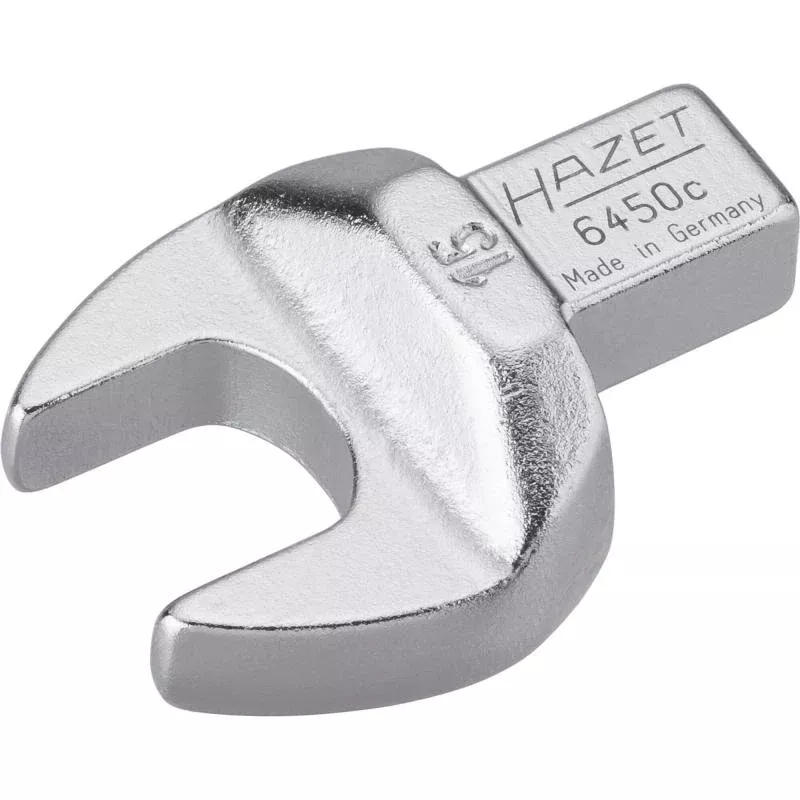 Hazet 6450C-15 Insert Open-End Wrench, 9x12mm Insert Square Drive, 15mm Hex