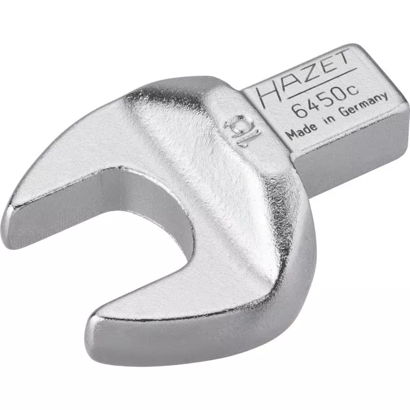 Hazet 6450C-16 Insert Open-End Wrench, 9x12mm Insert Square Drive, 16mm Hex