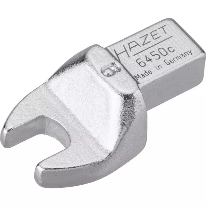Hazet 6450C-9 Insert Open-End Wrench, 9x12mm Insert Square Drive, 9mm Hex