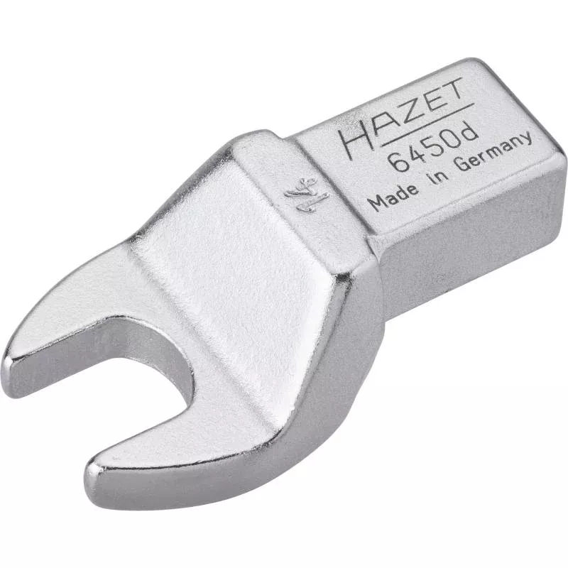 Hazet 6450D-14 Insert Open-End Wrench, 14x18mm Insert Square Drive, 14mm Hex
