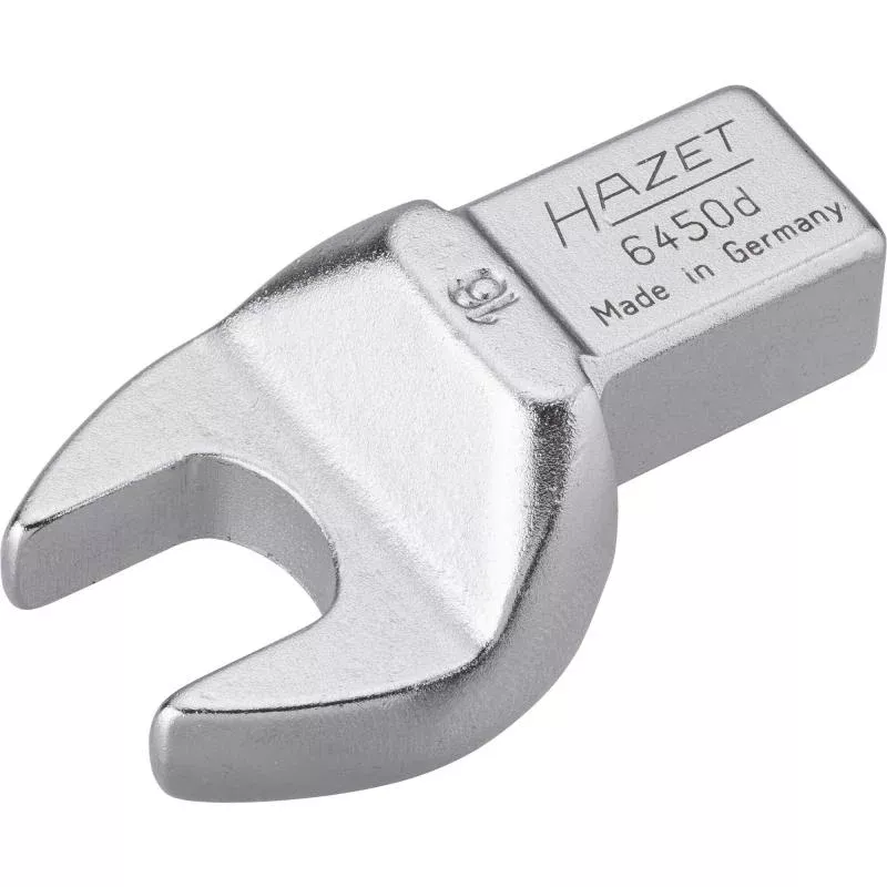 Hazet 6450D-16 Insert Open-End Wrench, 14x18mm Insert Square Drive, 16mm Hex