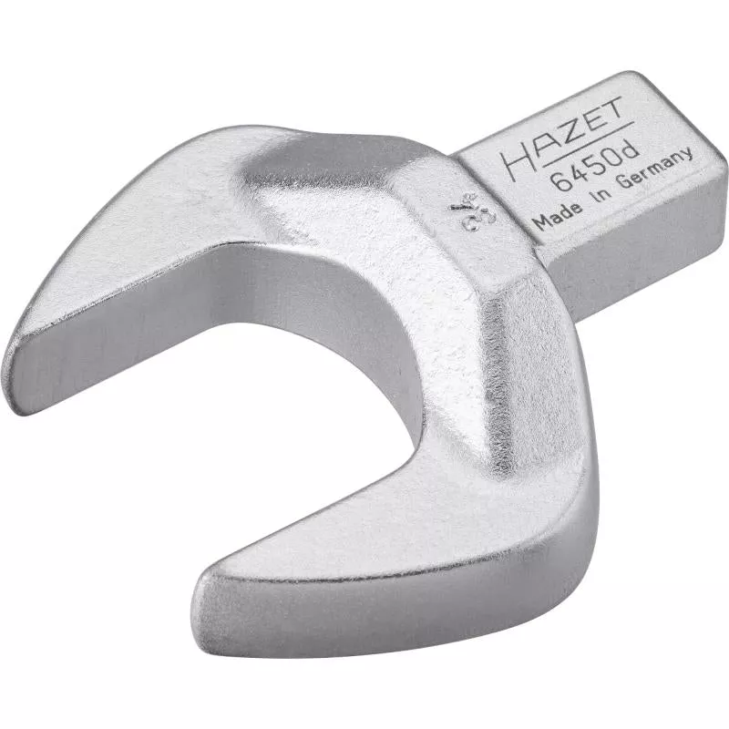 Hazet 6450D-34 Insert Open-End Wrench, 14x18mm Insert Square Drive, 34mm Hex