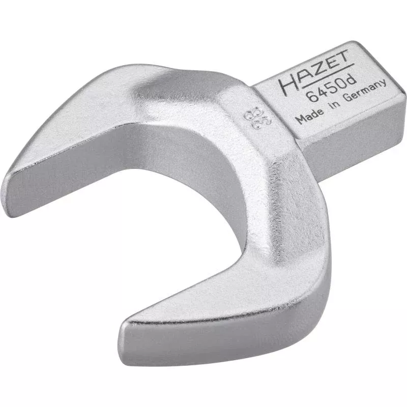 Hazet 6450D-38 Insert Open-End Wrench, 14x18mm Insert Square Drive, 38mm Hex