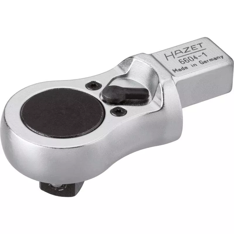 Hazet 6604-1 Insert Reversible Ratchet, 14x18mm Insert Square Drive, 12.5mm (1/2") Square