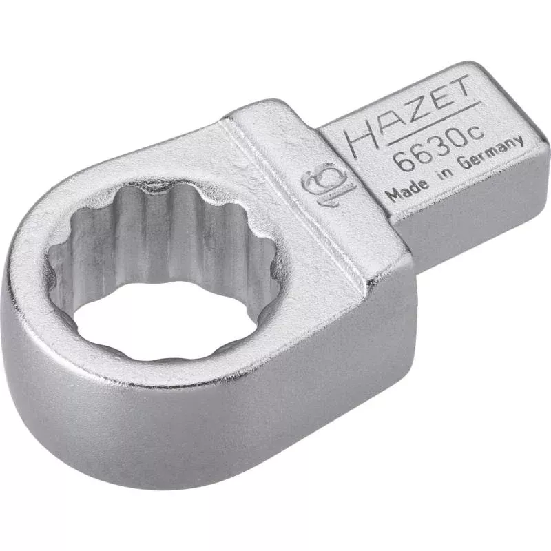 Hazet 6630C-16 Insert Box-End Wrench, 9x12mm Insert Square Drive, 16mm 12-Point