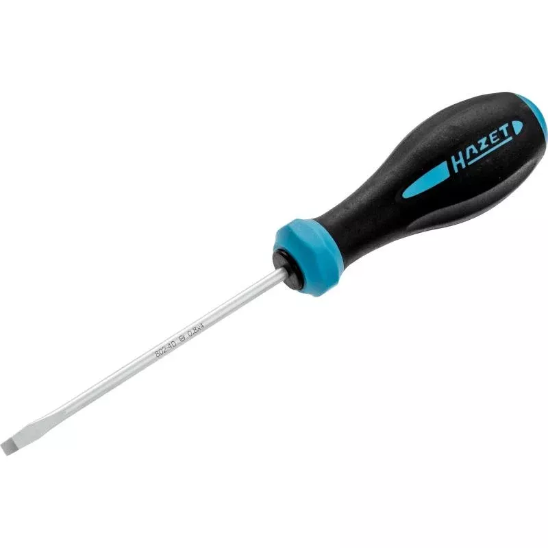 Hazet 802-40 HEXAnamic Screwdriver, Slotted, 0.8x4mm