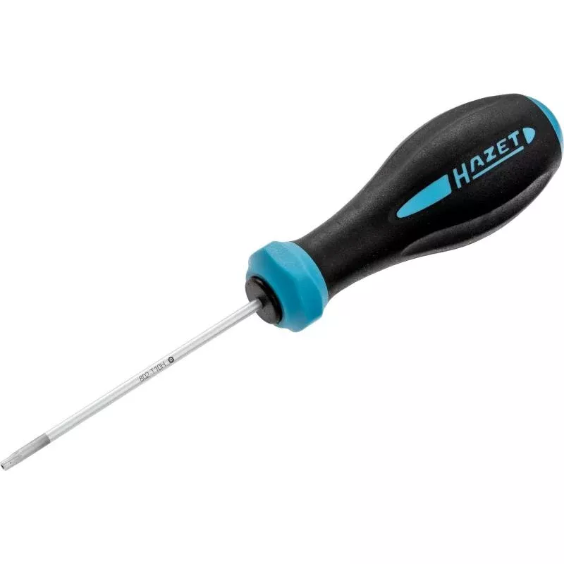 Hazet 802-T10H HEXAnamic Screwdriver, Tamper-Resistant TORX, T10H