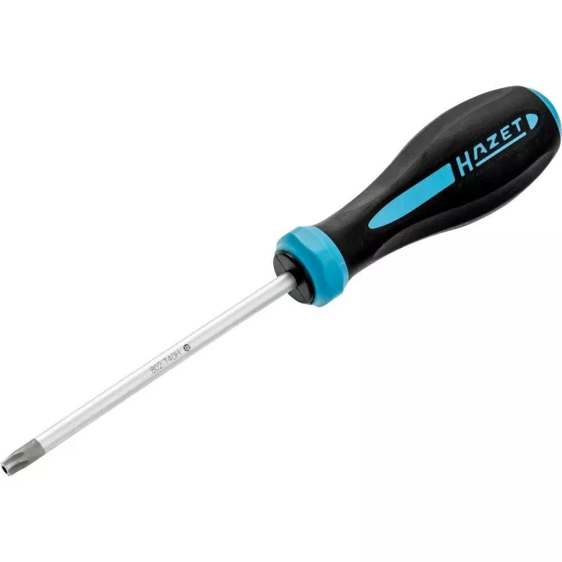 Hazet 802-T40H HEXAnamic Screwdriver, Tamper-Resistant TORX, T40H