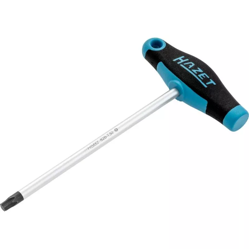 Hazet 828-T30 Screwdriver with T-Handle, TORX, T30