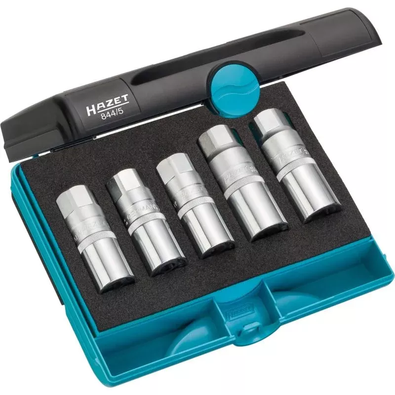 Hazet 844/5 Stud Extractor Set, 5 Pieces