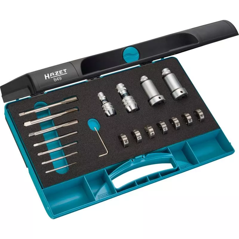 Hazet 849 Tap and Die Set, 21 Pieces