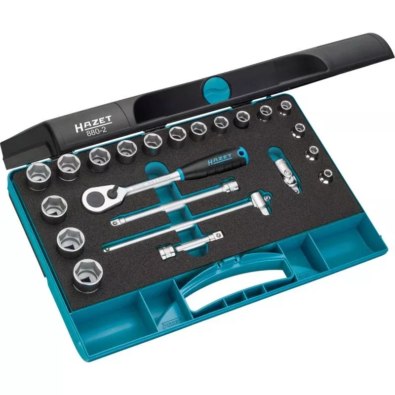 Hazet 880-2 Socket Set, 22 Pieces