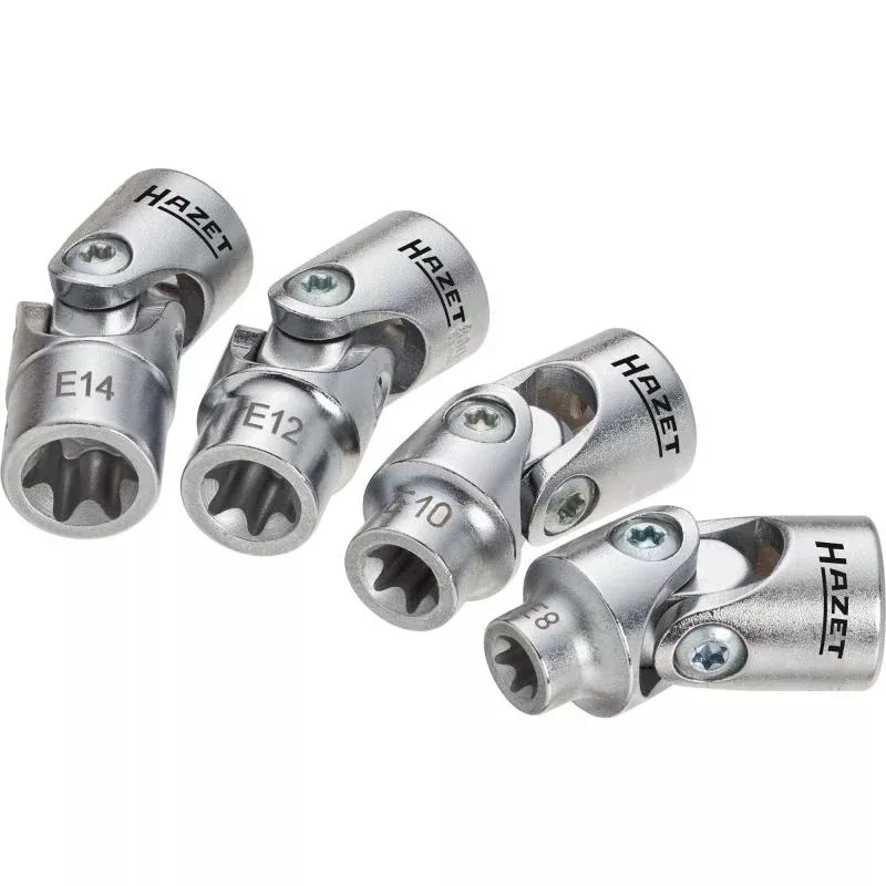Hazet 880G-E/4 TORX Socket Set, 4 Pieces