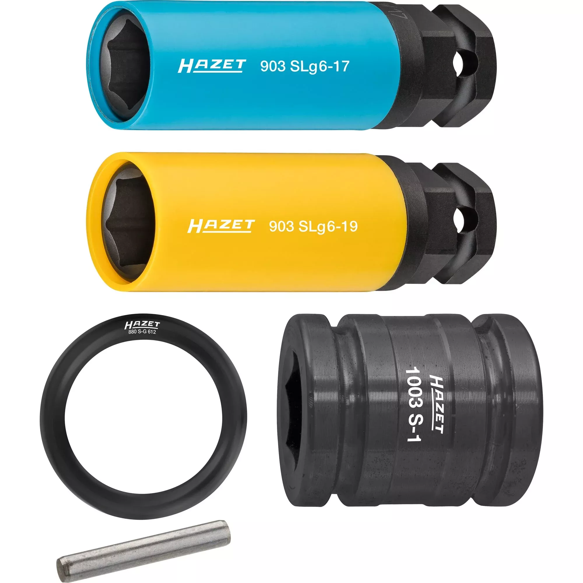 Hazet 903SLG6/5 Impact socket set ∙ with special hexagon