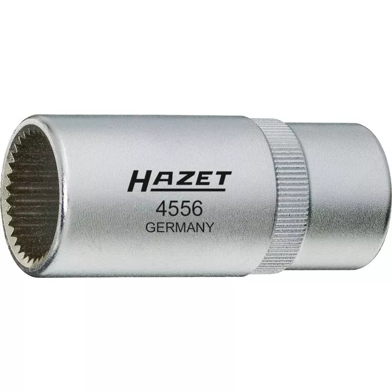 Hazet Pressure Valve Holder Tool, 17.9 x 20 mm Serration Profile, 1/2" Square Drive