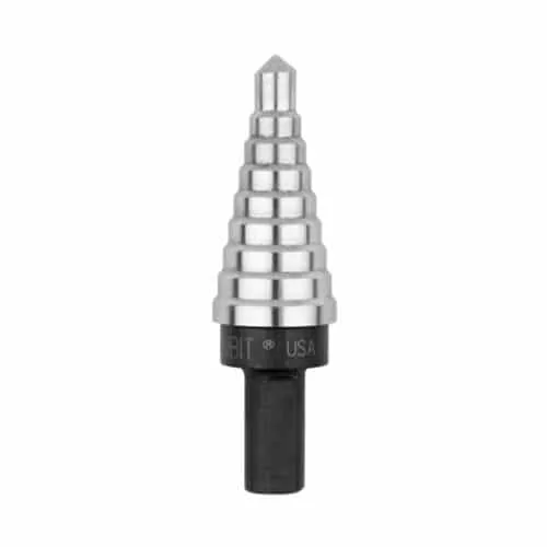 Irwin 10233 Unibit #3 1/4-Inch To 3/4-Inch Step-Drill Bit 3/8-Inch Shank