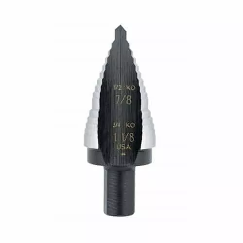 Irwin 10239 Unibit #9 7/8-Inch And 1-1/8-Inch Step-Drill Bit 1/2-Inch Shank