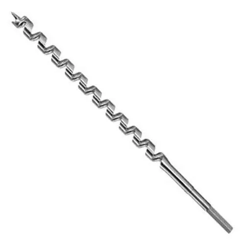 Irwin 47016 Power Drill Power Pole Auger Bits 7/16" Shank 1" Diameter 29" Total Length Single