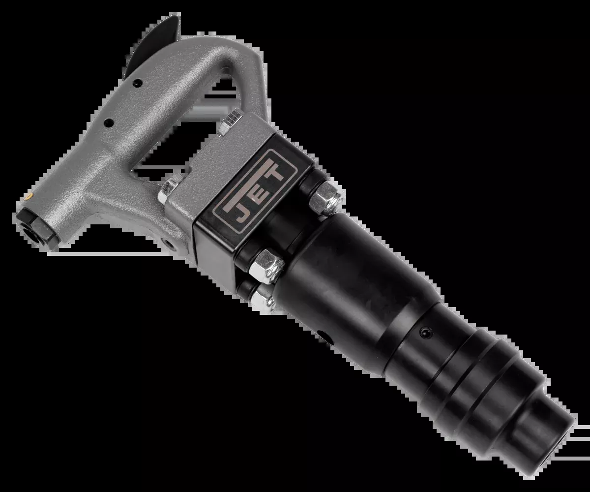 JET 3" Stroke, Round Shank, 4-Bolt Chipping Hammer