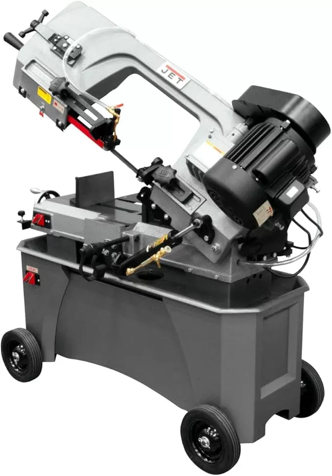 JET 7" x 12" Deluxe Horizontal/Vertical Bandsaw, 3/4 HP, 115/230V 1Ph (Model HVBS-712D)