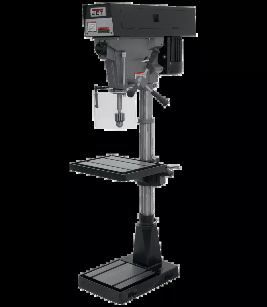 JET J-A3816, 15" 6-Speed Floor Model Drill Press 115/230V 1Ph