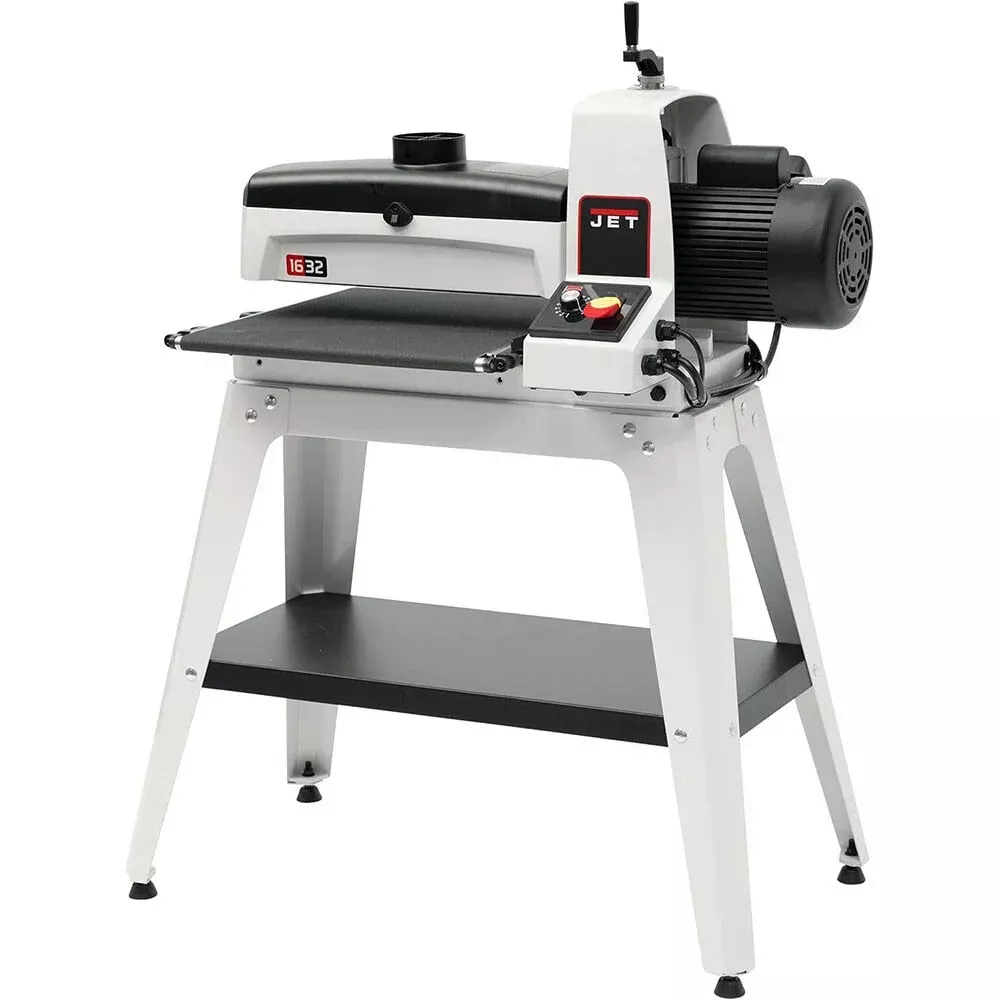 Jet JWDS-1632 Drum Sander, 1.5HP 1PH 115V, Open Stand 723520K