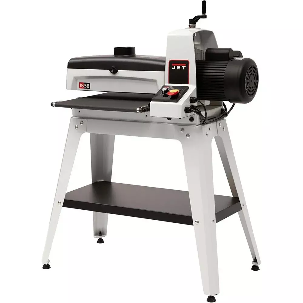 Jet JWDS-1836 Drum Sander, 1.75HP 1PH 115V, Open Stand 723530K