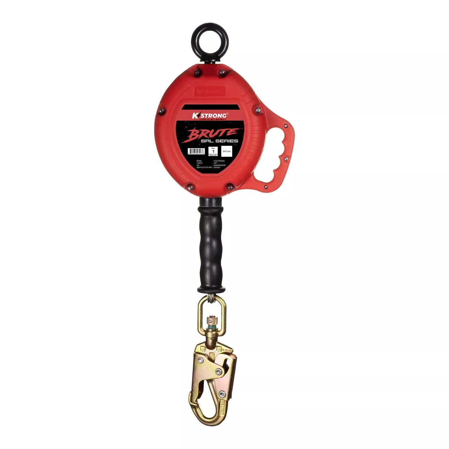 K Strong BRUTE 20' Stainless Steel Cable SRL with Swivel Snap Hook UFS310020(SS)