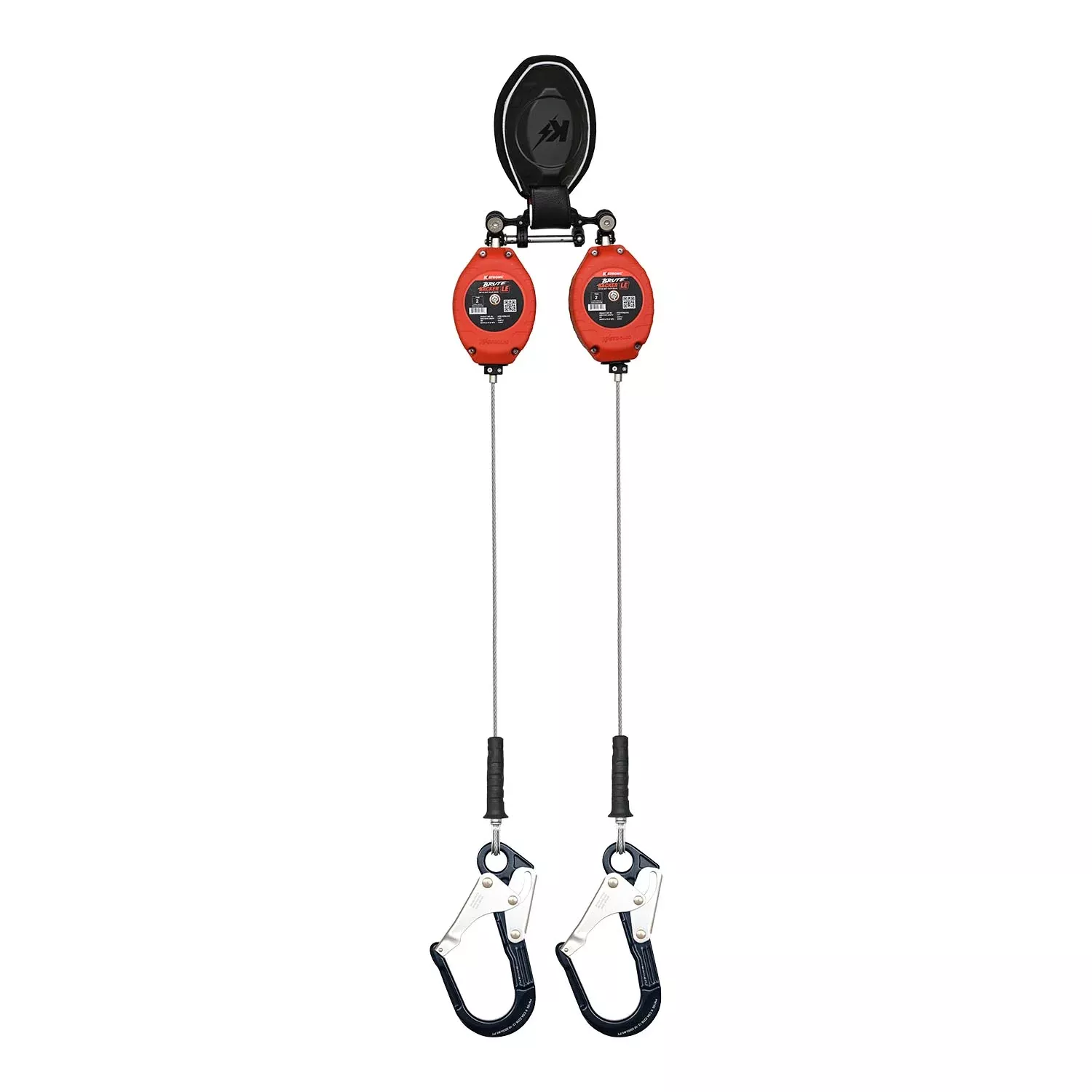 K Strong BRUTE Backer LE V2 Class 2 - Dual Interchangeable 8.5' Cable SRL-P with Aluminum Rebar Hooks at Anchorage End UFS316106LDV2