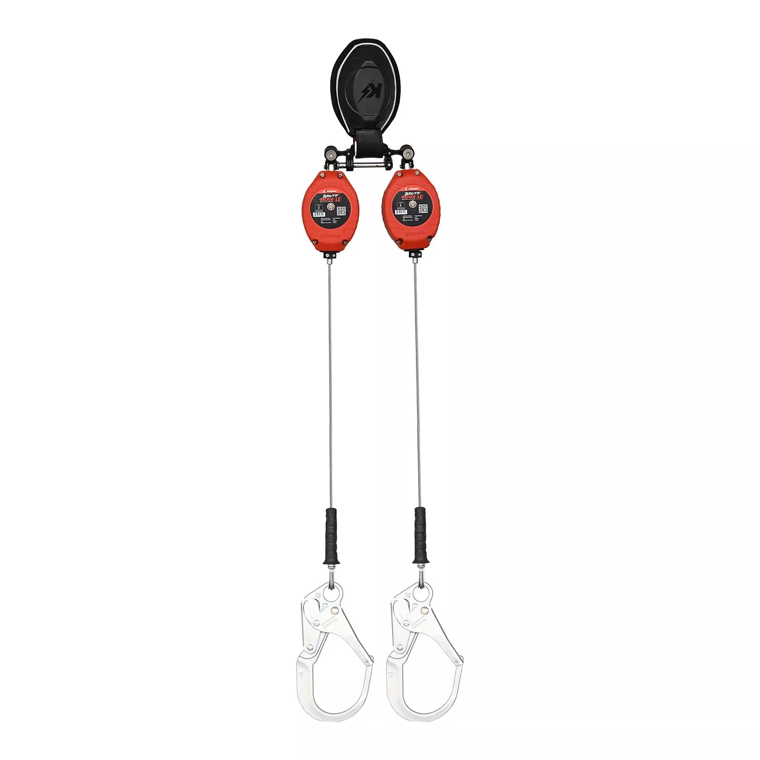 K Strong BRUTE Backer LE V2 Class 2 - Dual Interchangeable 8.5' Cable SRL-P with Rebar Hooks at Anchorage End UFS314006LDV2