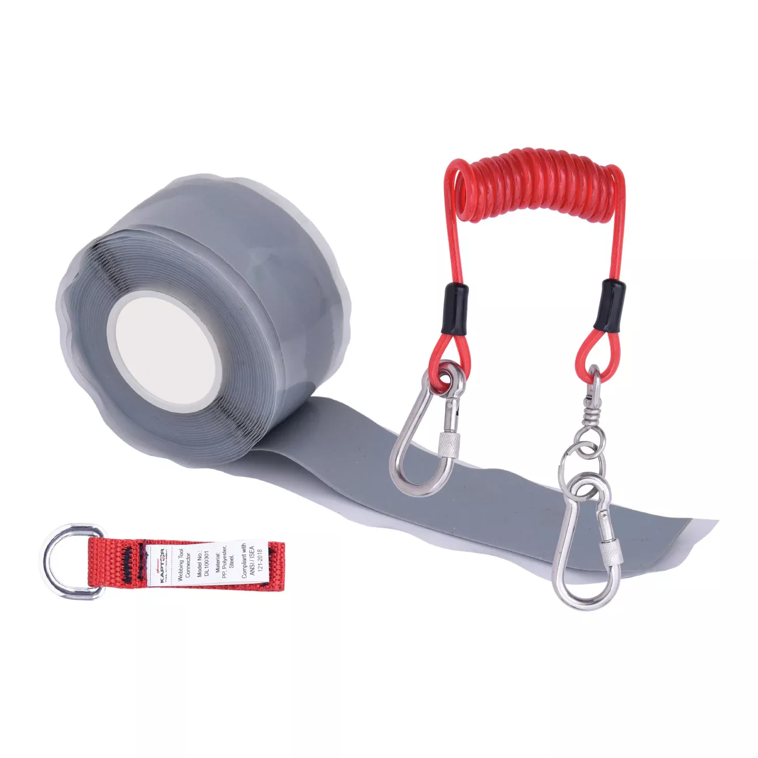 K Strong Kaptor Tethering and Coiled Cable Lanyard Kit (S) DK400151(S)