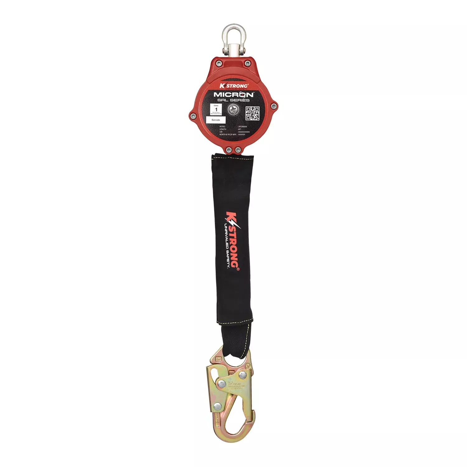 K Strong Micron 6' Arc Flash Rated SRL-P with Steel Snap Hook UFS390006